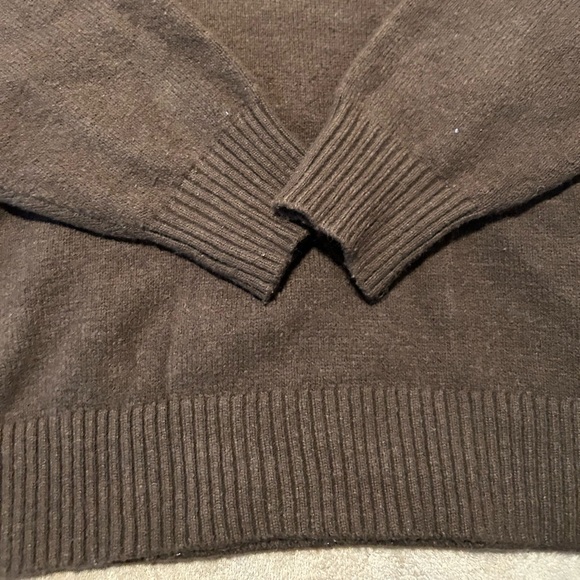 Daily Drills Oversized V-Neck Sweater - Coco Brown Size M/L - Picture 6 of 8